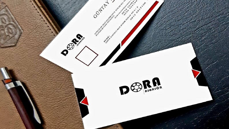 Dora Asansör Kartvizit Tasarımı