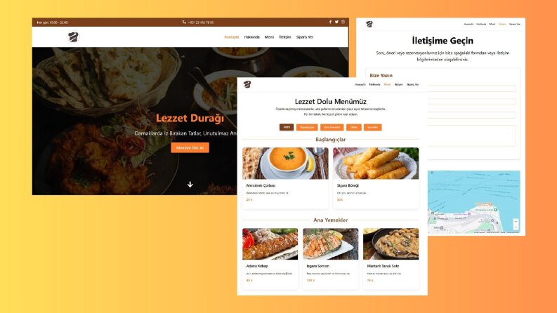 Restoranlar İçin Modern ve Lezzetli Web Çözümleri