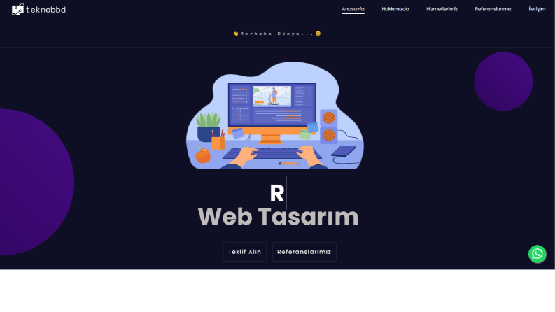 Yaptığımız web sitelerinden örnekler