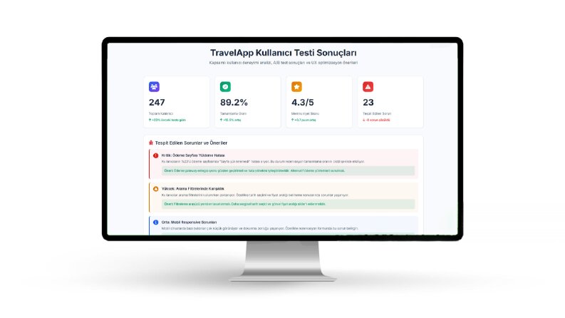 TravelApp Kullanıcı Testi