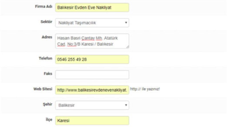 İş örneğim