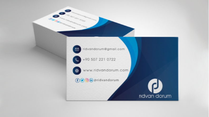 Rıdvan Dorum - Kişisel Logo ve Kartvizit