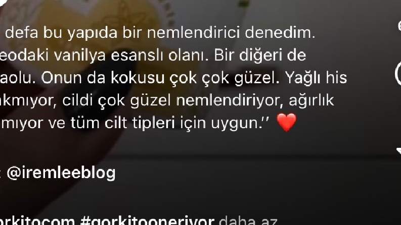 Markanın reelimi sayfasında paylaşması