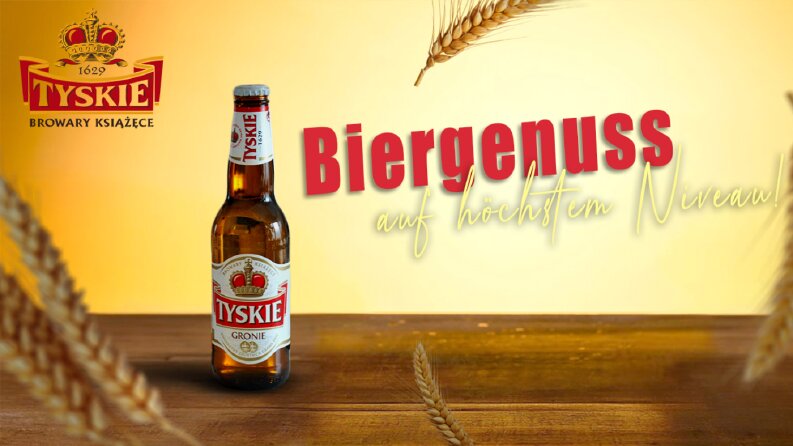 Tyskie Bira Ürün Tanıtım Tasarımı