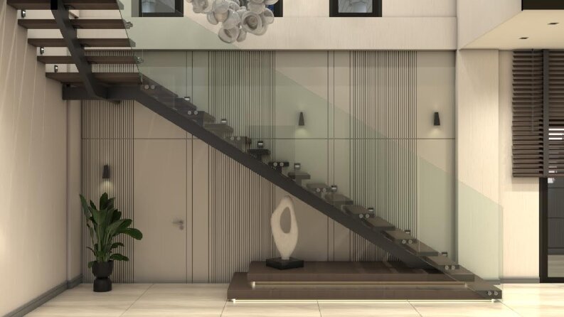 Villa iç mekan 3d tasarım