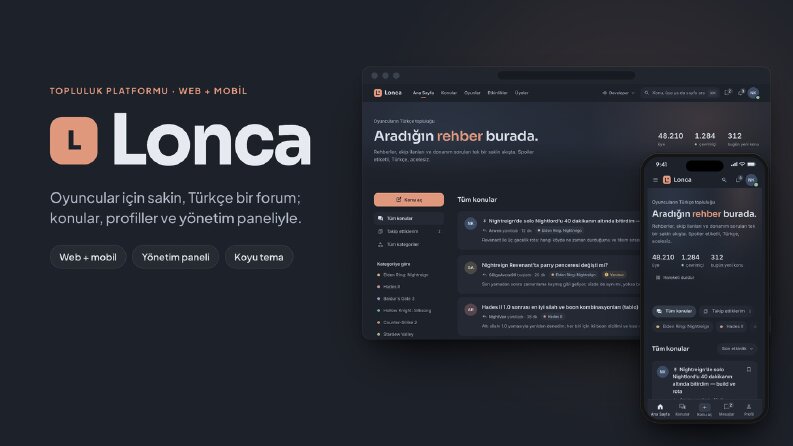 Lonca — Topluluk Platformu ve Yönetim Paneli Tasarımı