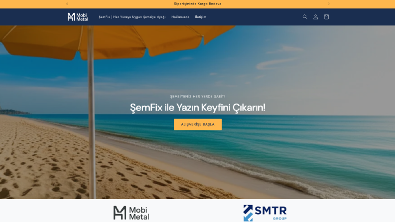 Mobi Metal - Tek Ürün E-Ticaret Sitesi