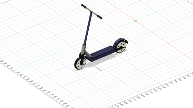 Elektrikli Scooter Tasarımı