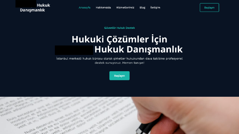 *** Hukuk Bürosu Web Sitesi