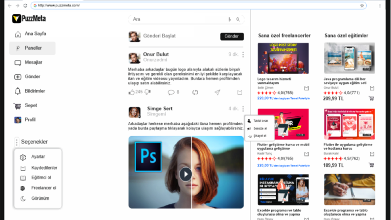 Arayüz, Uygulama ve Platform Tasarımları