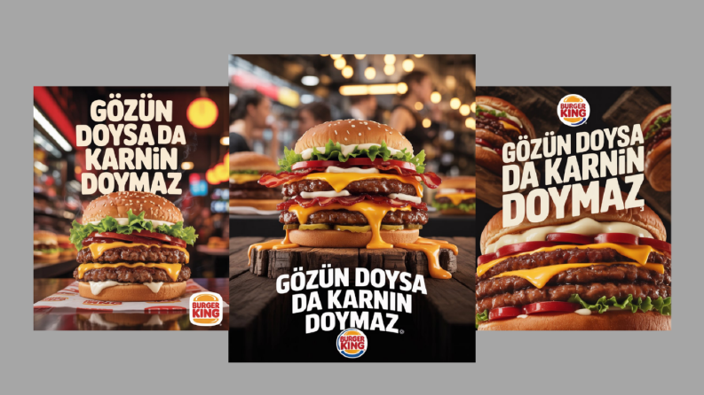 Burger King Reklam Tasarımları