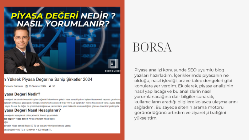 Borsa / Web Site İçeriği