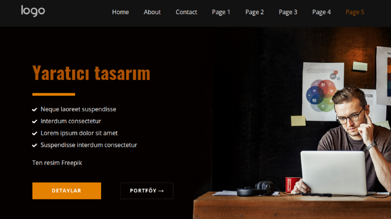 Kişisel Web Sitesi Hazırlamaktayım