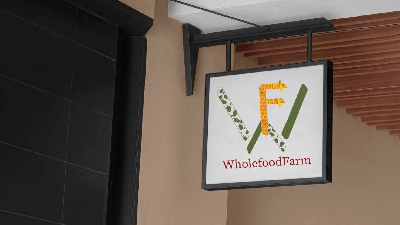 wholefoodfarm logo tasarımı