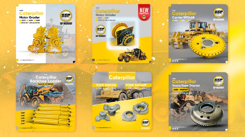 SSP Machinery Sosyal Medya Tasarımları