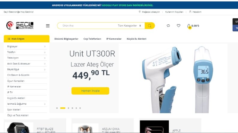 E-Ticaret Web Sitesi