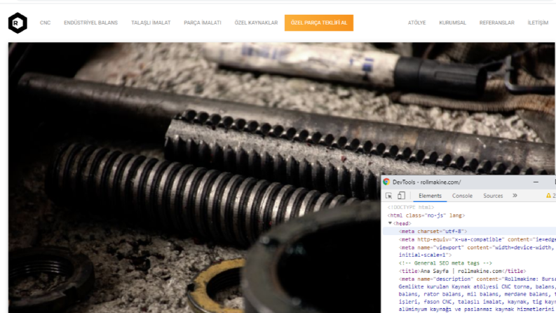 "Roll Makine" - HTML CSS