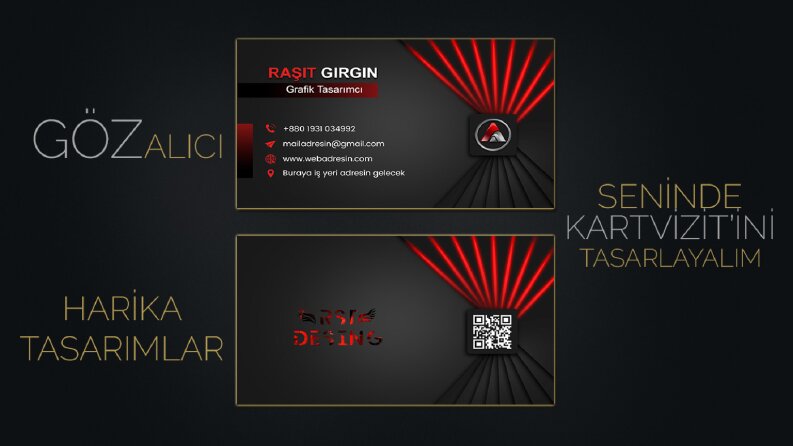 Şık tasarımlarla kartvizit sahibi ol