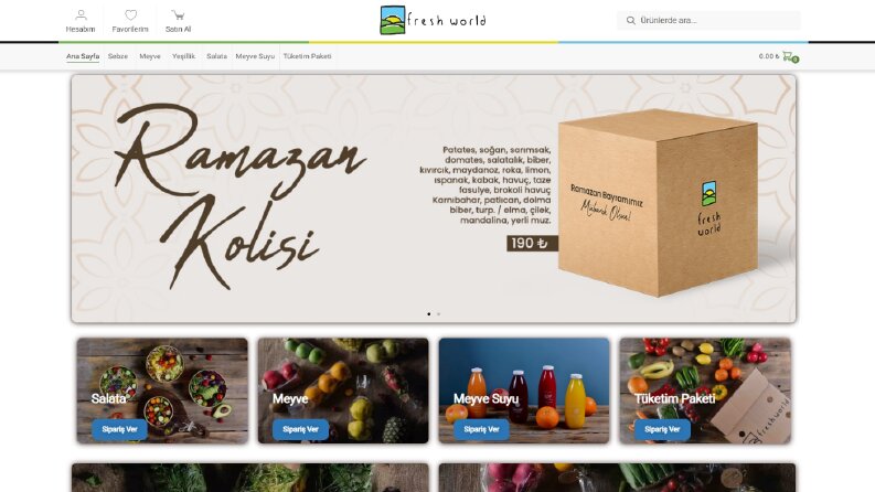Wordpress E-ticaret sitesi