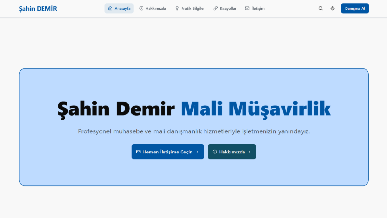  Muhasebe Web Platformu