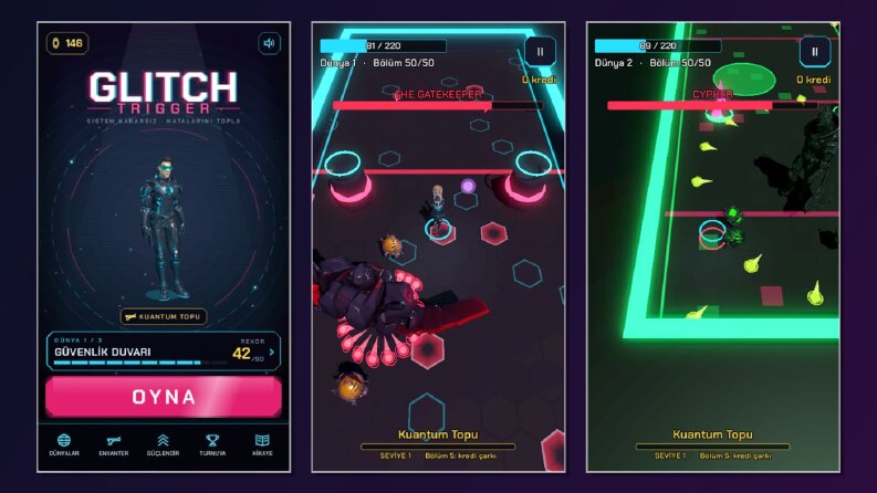 Glitch Trigger - 3D Mobil Aksiyon Oyunu (Godot)