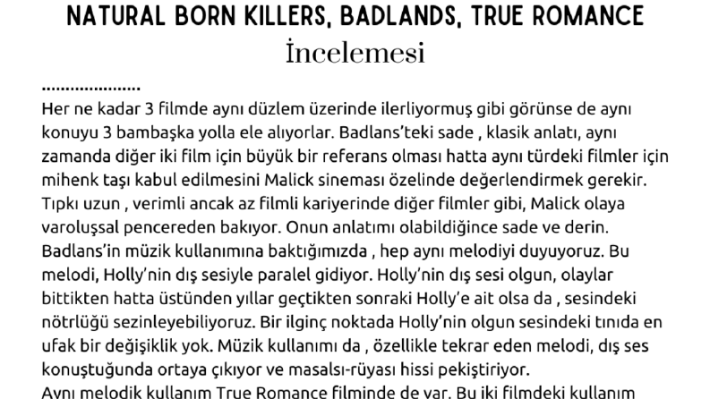 Film Okuma - Film Eleştirisi