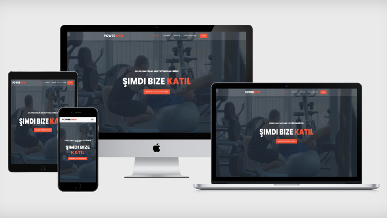 POWER GYM - Spor Salonu Web Sitesi