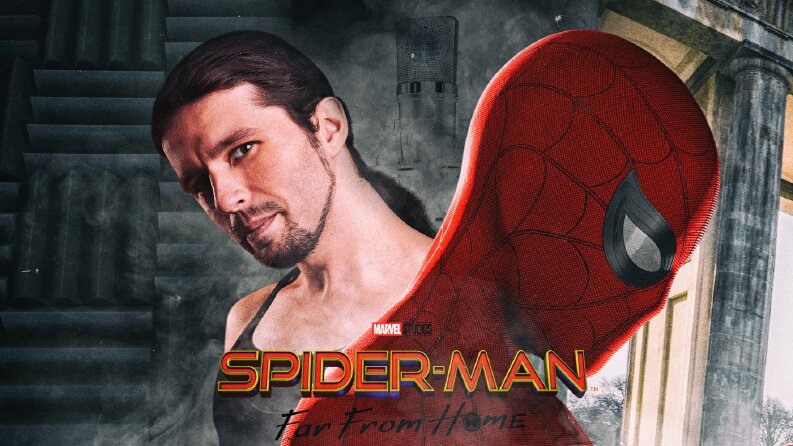 Harun Can Ve Spider-Man Konsept poster