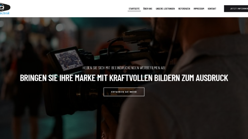 Folientechnik Website Tasarımı
