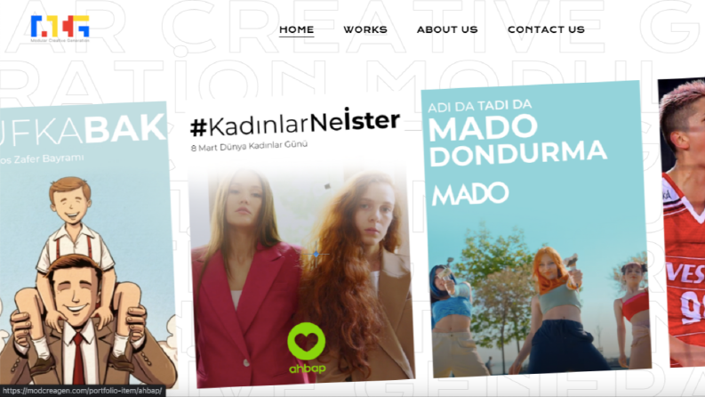ModCreagen - Reklam Ajansı Web Sitesi