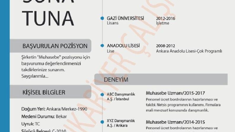 CV Hazırlama 