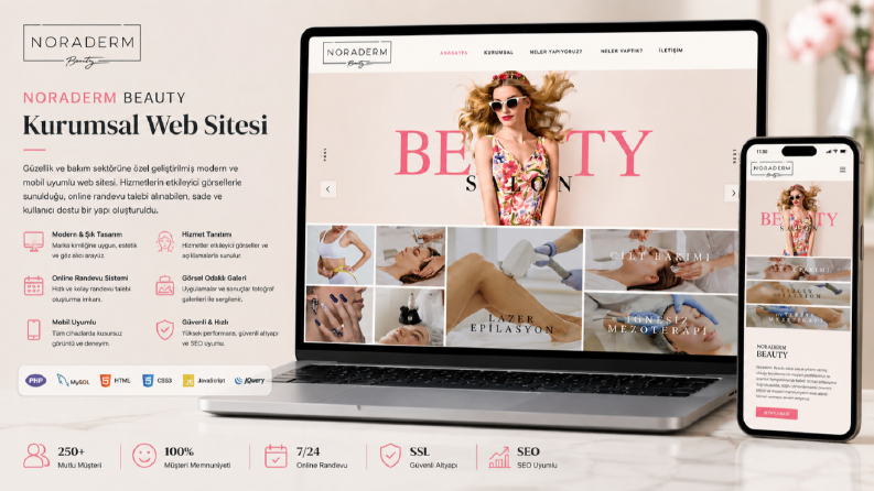 Noraderm Beauty - Kurumsal Web Sitesi