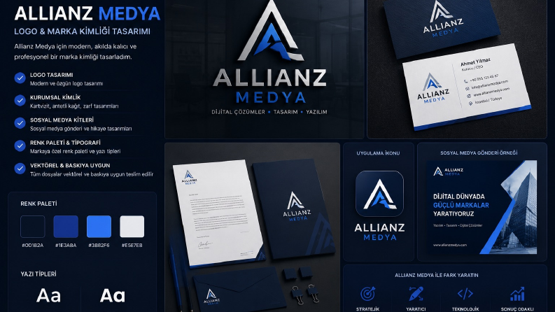 Modern Logo ve Marka Kimliği Tasarımı