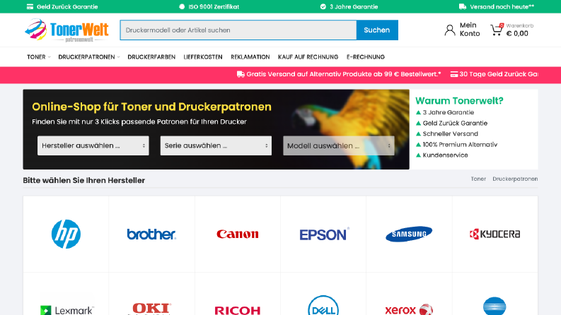 Tonerwelt.at Toner ve Kartuş E-Ticaret