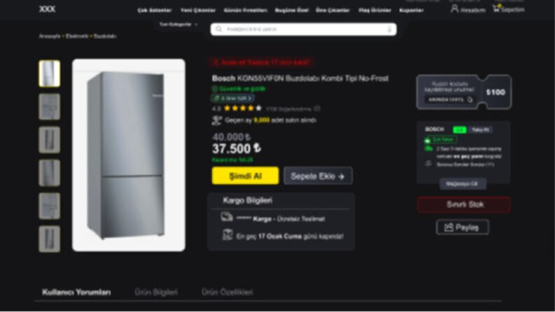 E-Ticaret sitesi tasarimi