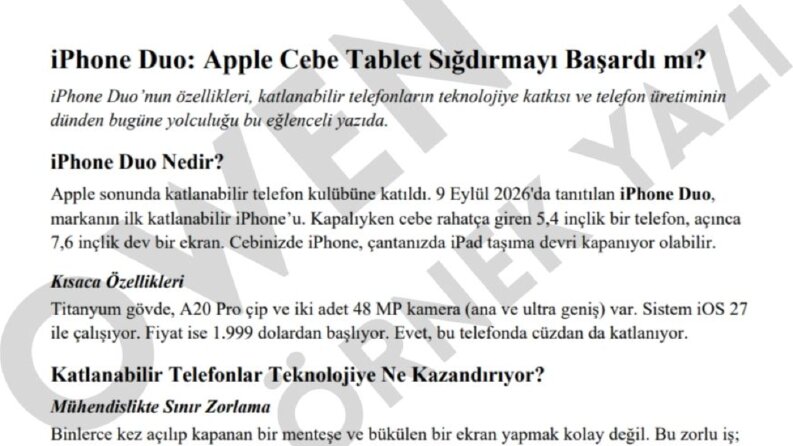 SEO Uyumlu,Satış Odaklı ve Okuyanı İçine Çeken Özgün Yazılar