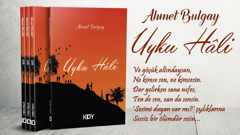 Uyku Hâli şiir Kitabı Kapak Tasarımı
