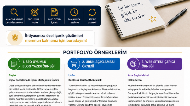 Profesyonel ChatGPT Destekli İçerik ve Metin Yazımı