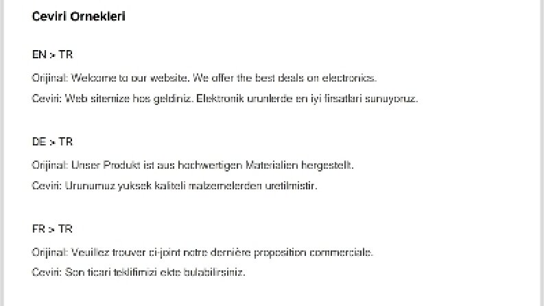 FR > TR çeviri