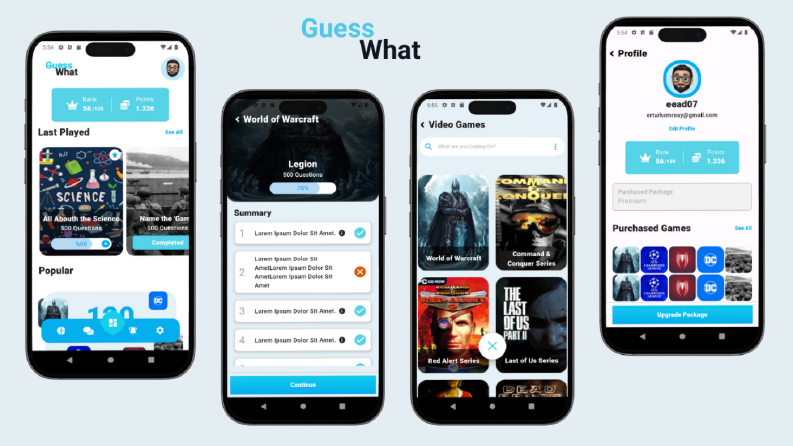 Guess What Mobil UI 