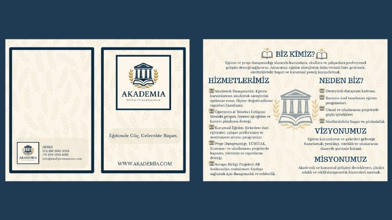Akademia Broşür Tasarımım