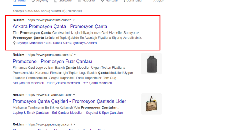 Promotime Adwords Çalışması