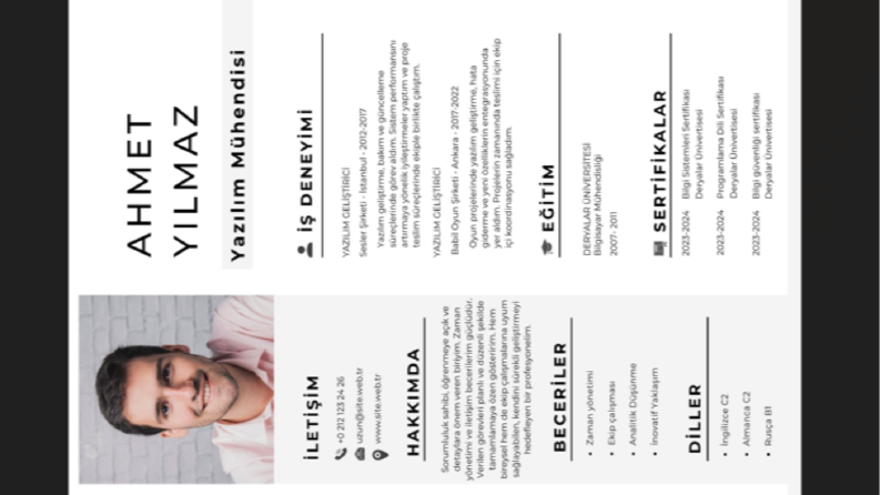 CV Düzenleme