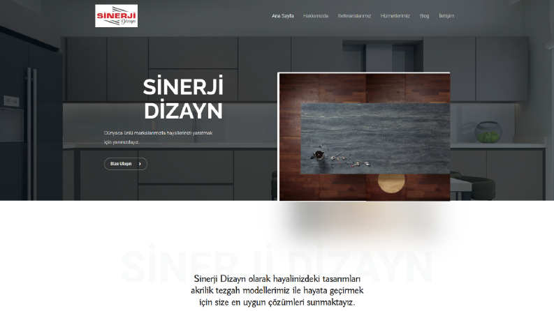 Sinerji Dizayn - Kurumsal Web Projesi