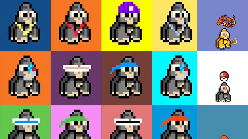 Pixel Koleksiyon Goriller