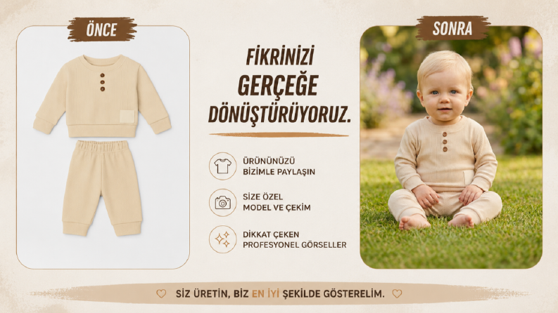 Vellora Kids için yaptığım görsel mockup
