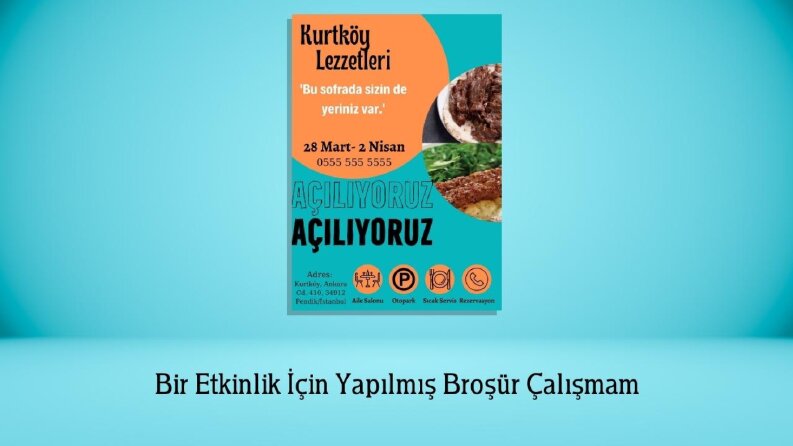 Restoran - Broşür