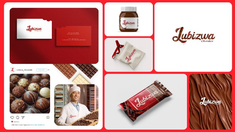 Lubizwa Chocolate kurumsal kimlik