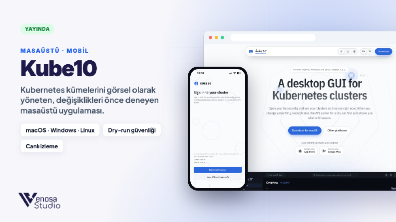 Kube10 — Kubernetes için Masaüstü Yönetim Aracı