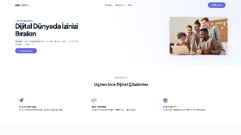 Yazılım Firması & Startup Web Arayüzü